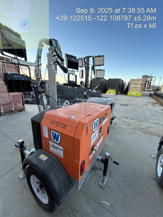 2024 Wanco WLTT-4MM4K Diesel, Deep Sea Controller, Shore Power Plug, Auto Start, (4) 350W LED Floodlights, 4kW Generator, 60 Gal Fuel Tank, 2" Ball, T3