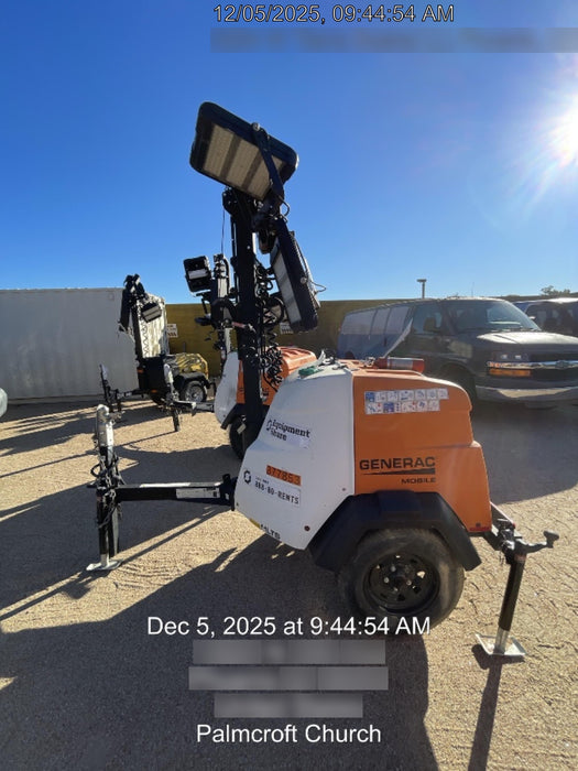 2023 Generac MLT2 Diesel, Flex Switch 120V Input, Powerzone Controller, 
(4) 320W LED Lights, 4kW Generator, 39.9 Gal Fuel Tank, 2" Ball, T3