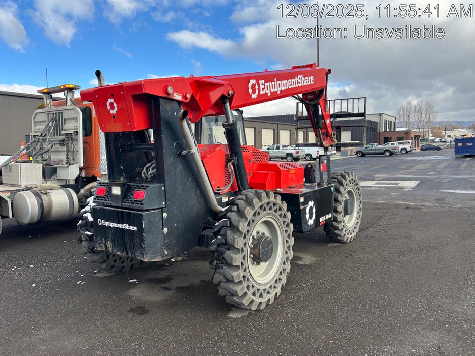 2020 Manitou MTA8044 74hp T4F, Cab/Heat/Air, Cab and Boom LED work lights, Auxiliary Hydraulics, Solid Tires, Amber strobe, Lift Hook w/66" Carriage, 60" Forks
