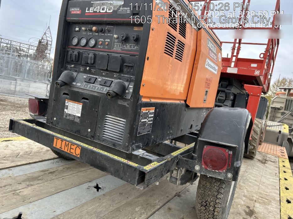 2024 Lincoln Electric LE400 Kubota V1505, Trlr, Cable Rack, Light Kit, ES Decals, T3