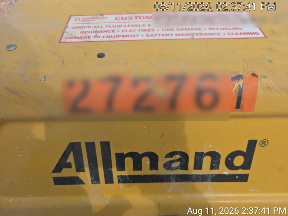 2022 Allmand NLV3GR (4) LED Light Fixture 350W, 23' Vertical Mast, 3kW Prime, Towable, ES Decals, T3