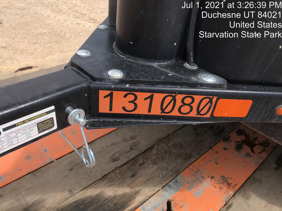 2021 Allmand NLV3GR (4) LED Light Fixture 350W, 23' Vertical Mast, 3kW Prime, Towable, Deep Sea L401, Leveling Jacks, Yanmar T4F 5.8hp