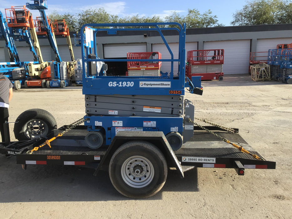 2020 Genie GS-1930 Solid Non Marking Tires, Beacon, Folding rails with half height swing gate