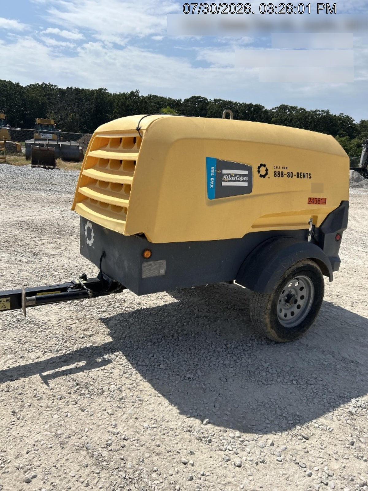 2022 ATLAS COPCO XAS188 CWK
