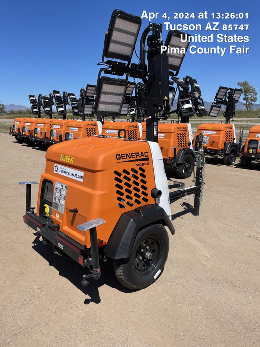 2024 Generac MLT2 Diesel, Flex Switch 120V Input, Powerzone Controller, 
(4) 320W LED Lights, 4kW Generator, 39.9 Gal Fuel Tank, 2" Ball, T3