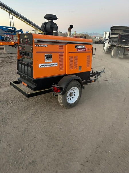 2021 Lincoln Electric Vantage 549X Ready Pak 3, ORANGE (includes trailer, cable rack, fender light kit)