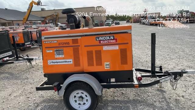 2022 Lincoln Electric Vantage 549X Crosslink Technology, Trailer Mounted, ES Decals, T3