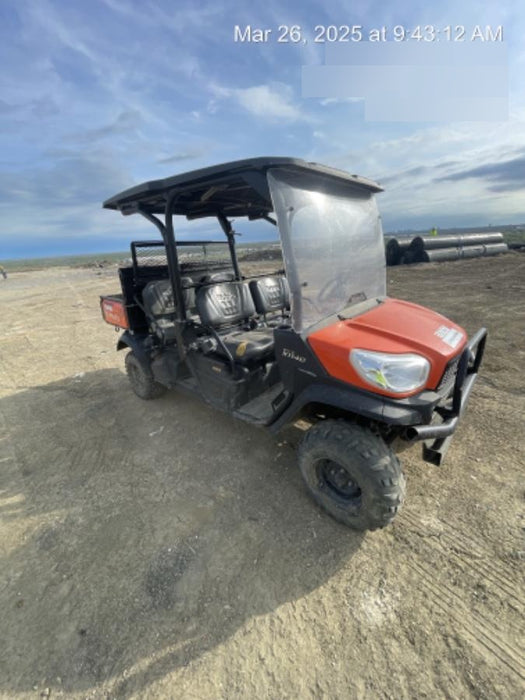 2021 Kubota RTV-X1140W-H Plastic Canopy, Windshield Acrylic Clear, LED Strobe Light, Wire Harness Kit, Back up Alarm