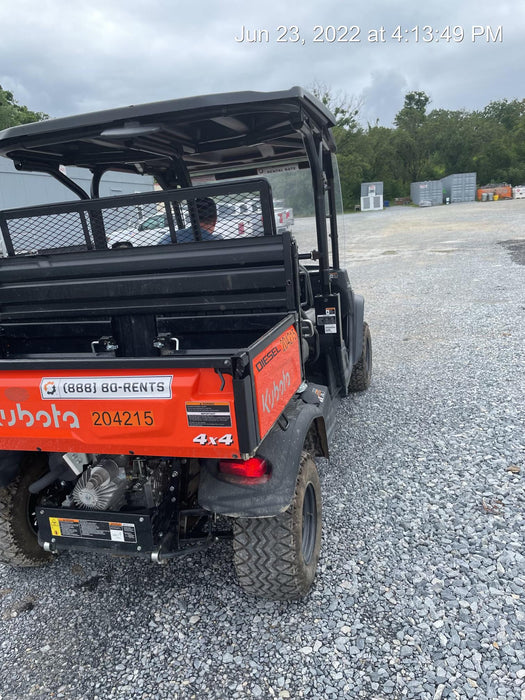 2022 Kubota RTV-X1140W-H Plastic Canopy, Windshield Acrylic Clear, LED Strobe Light, Wire Harness Kit, Back up Alarm