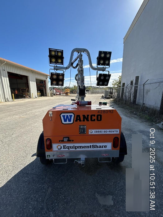 2024 Wanco WLTT-4MM4K Diesel, Deep Sea Controller, Shore Power Plug, Auto Start, (4) 350W LED Floodlights, 4kW Generator, 60 Gal Fuel Tank, 2" Ball, T3