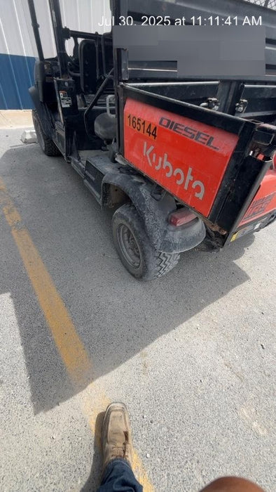 2021 Kubota RTV-X1140W-H Plastic Canopy, Windshield Acrylic Clear, LED Strobe Light, Wire Harness Kit, Back up Alarm