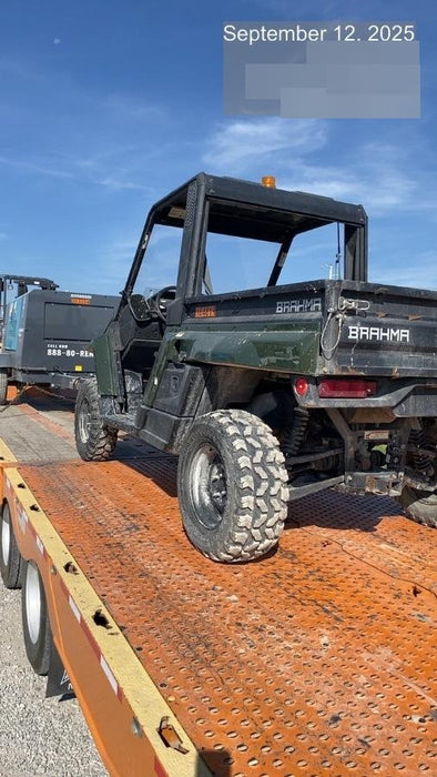 2021 Yanmar YU1000 Canopy, Steel Wheel, Poly WindShield, Beacon, Backup Alarm