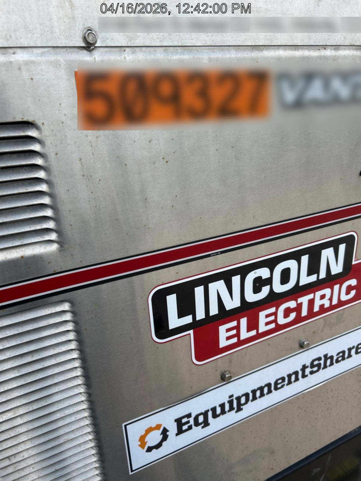 2025 LINCOLN ELECTRIC Vantage 549X