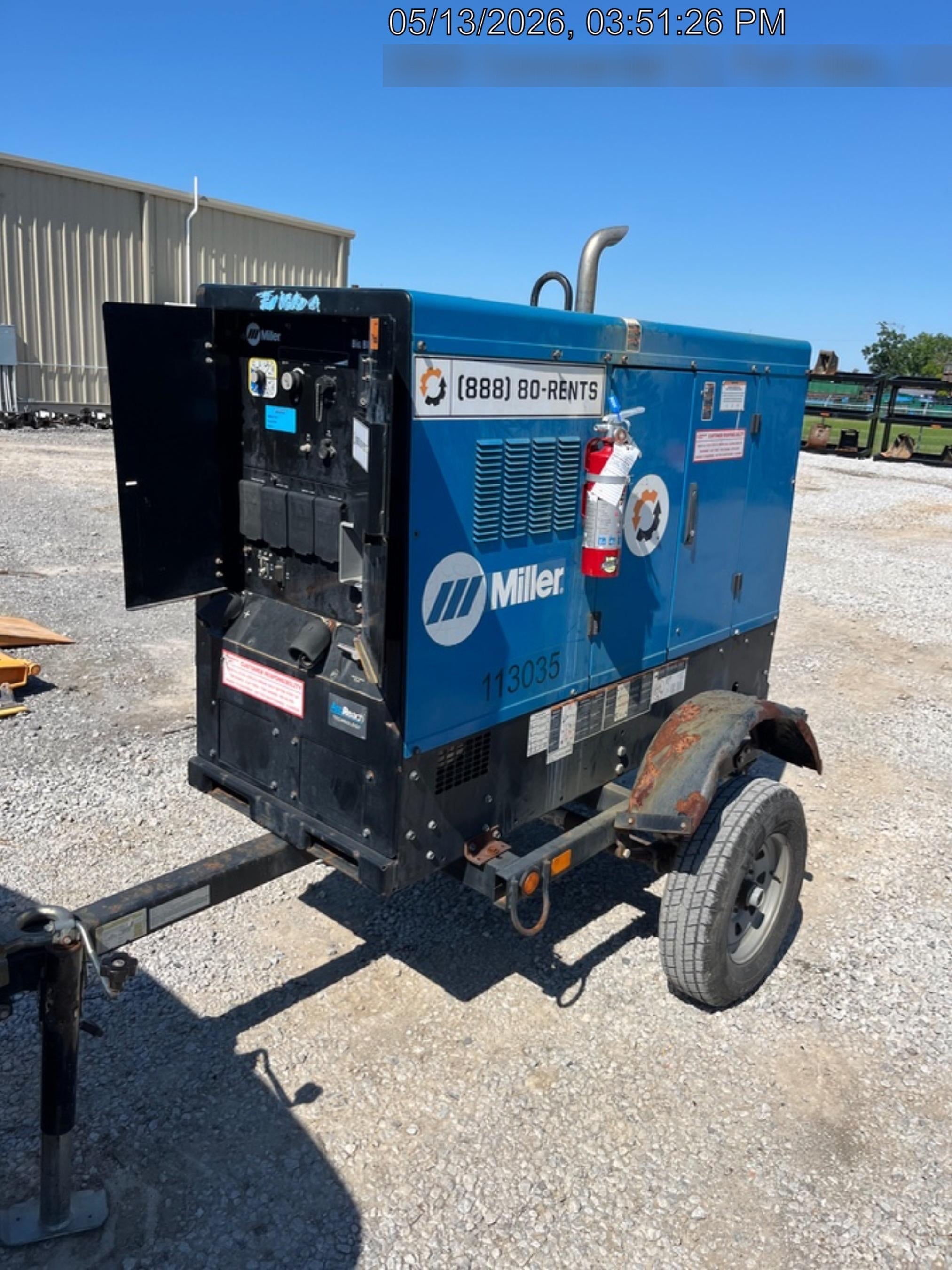 2020 Miller Electric BB500 BIG BLUE 500 PRO (KUBOTA) DELUXE W/ ARCREACH