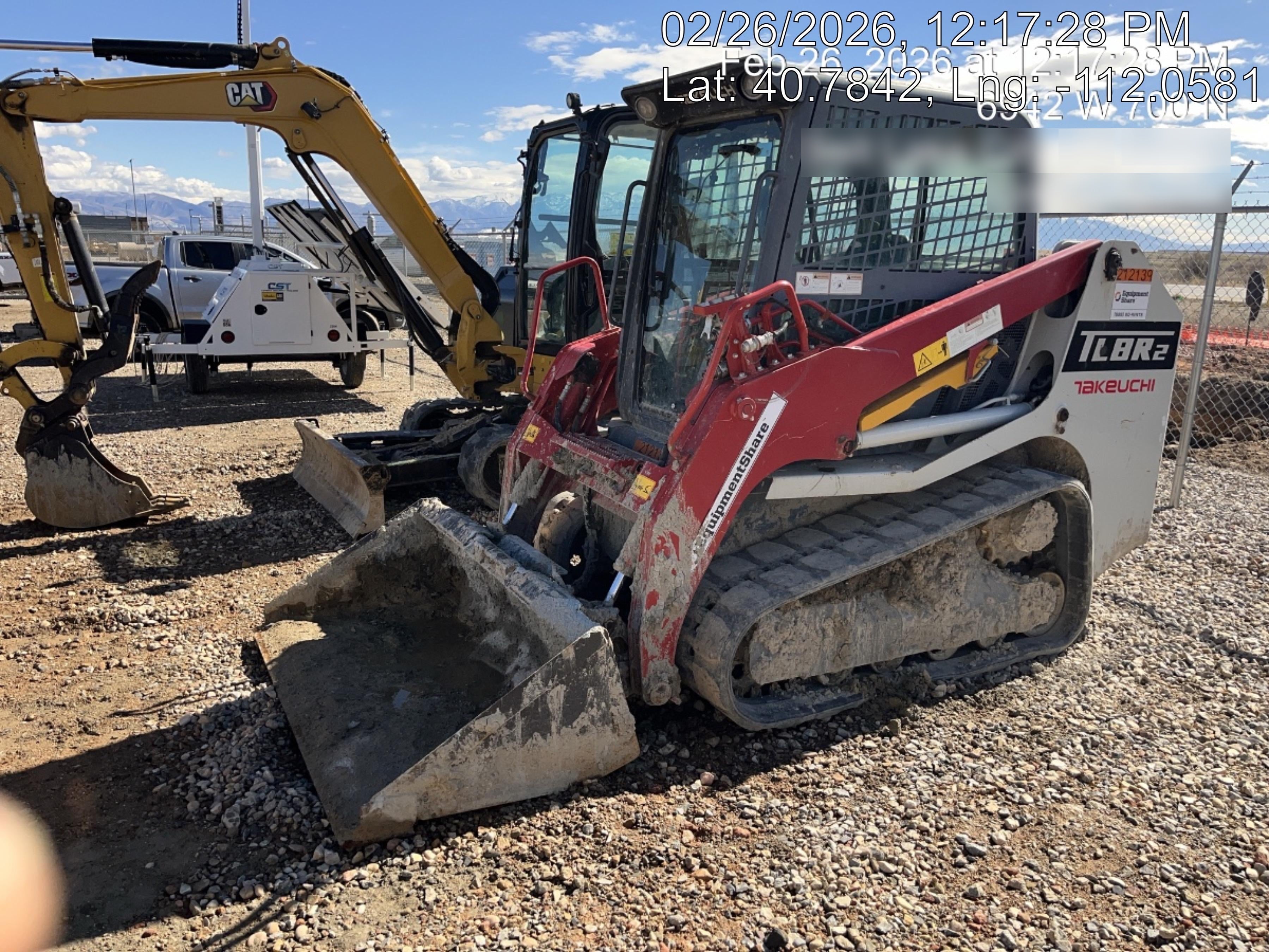 2022 Takeuchi TL8R2-CR 74hp Kubota Diesel, Cab/Heat/Air, Rubber Tracks, Hydraulic QC