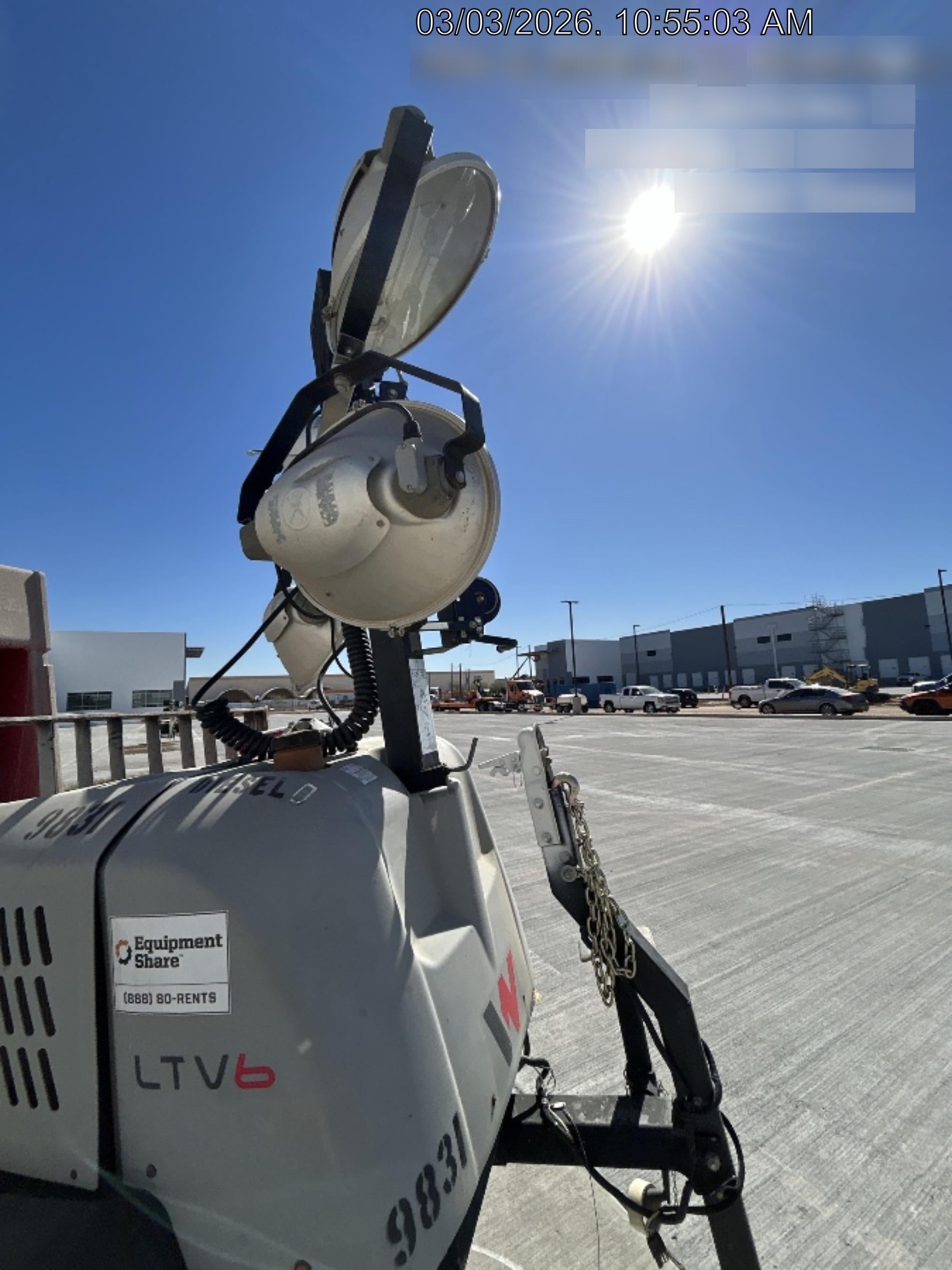 Wacker Neuson LTV6K-MH Wacker Neuson LTV6K Towable Light Tower