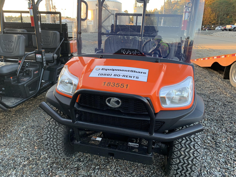2021 Kubota RTV-X1140W-H Plastic Canopy, Windshield Acrylic Clear, LED Strobe Light, Wire Harness Kit, Back up Alarm