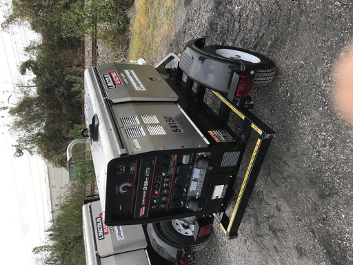 2019 Lincoln Electric Vantage 322 Welder Ready-Pak 3, Two wheel trailer, Fender and Light kit, Cable Rack