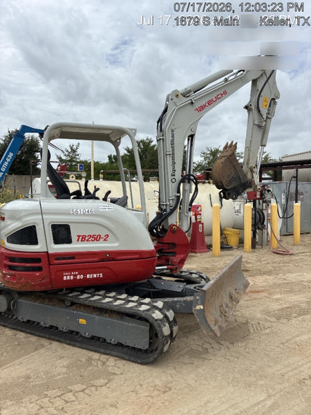 2025 TAKEUCHI TB250-2R