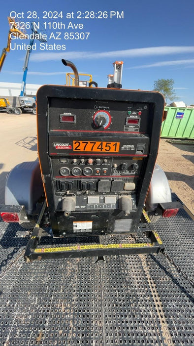 2022 Lincoln Electric LE400 Kubota V1505, Trlr, Cable Rack, Light Kit, ES Decals, T3