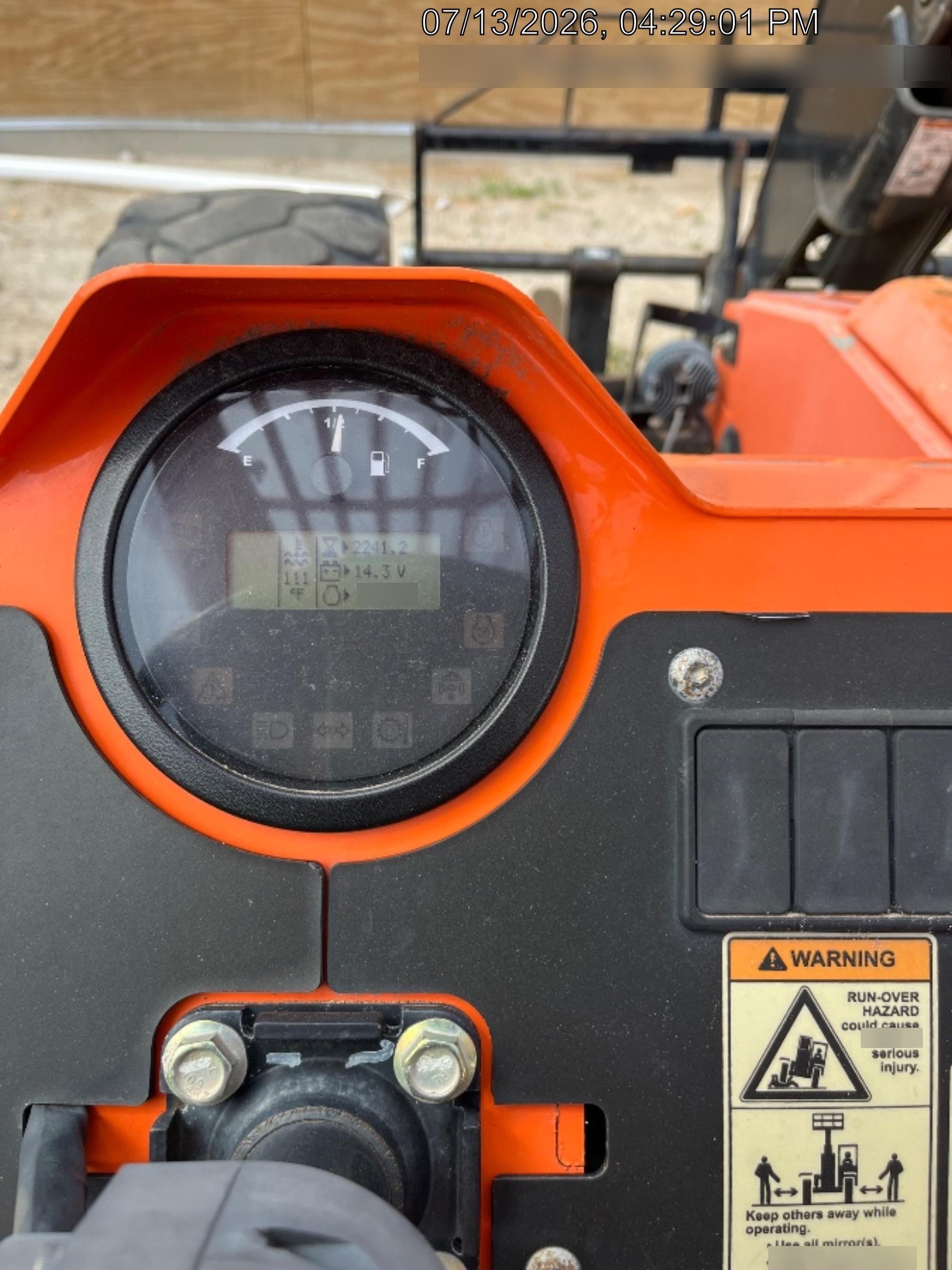 2020 Skytrak 8042 74 Hp, FF Tires, Work Lights, Beacon, Aux Hydraulics, Back up Alarm, Lifting Eye, ES Decals