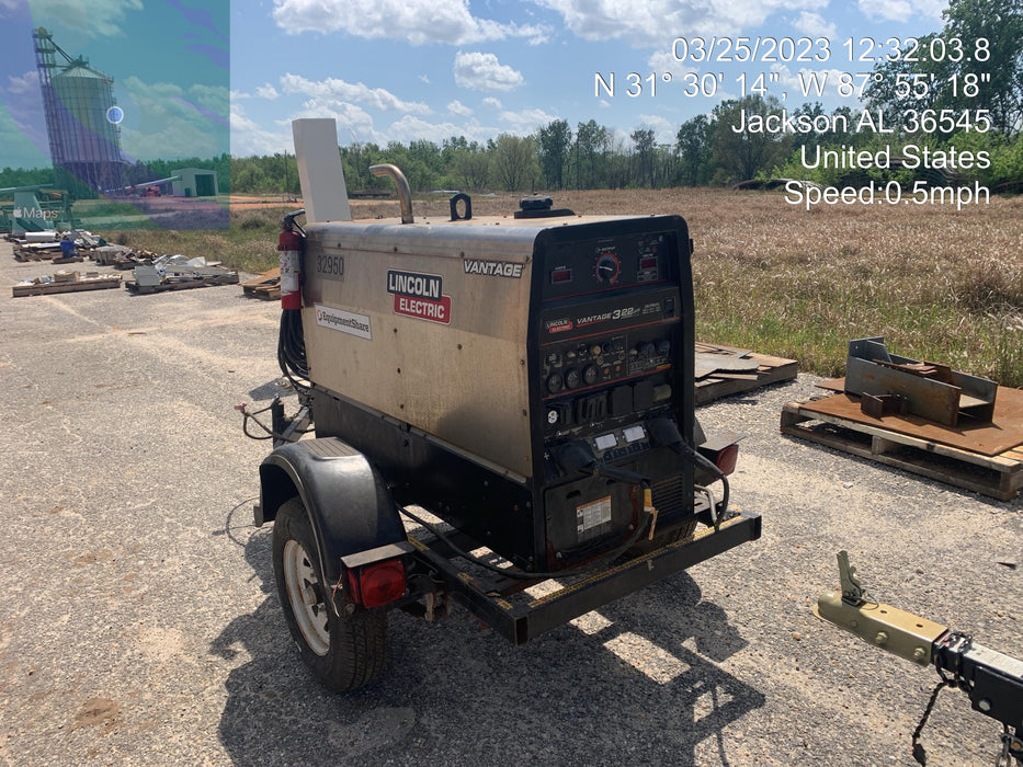 2022 Lincoln Electric LE400 Kubota V1505, Trlr, Cable Rack, Light Kit, ES Decals, T3