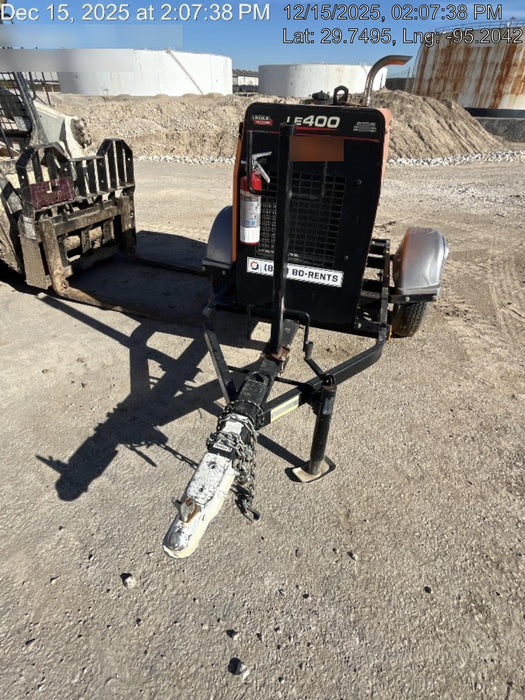 2022 Lincoln Electric LE400 Kubota V1505, Trlr, Cable Rack, Light Kit, ES Decals, T3