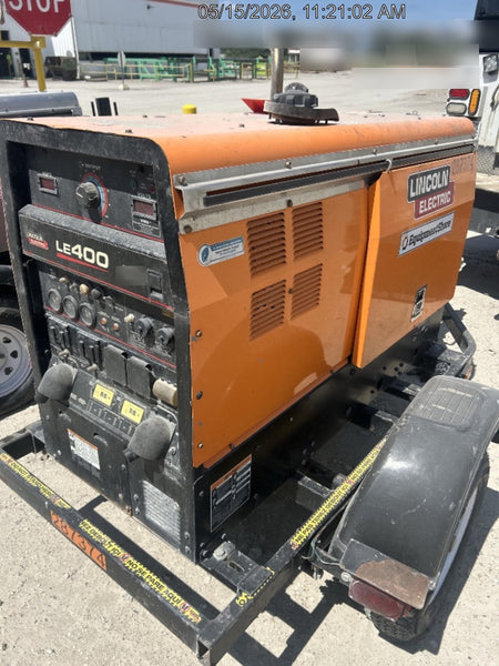 2022 Lincoln Electric LE400 Kubota V1505, Trlr, Cable Rack, Light Kit, ES Decals, T3