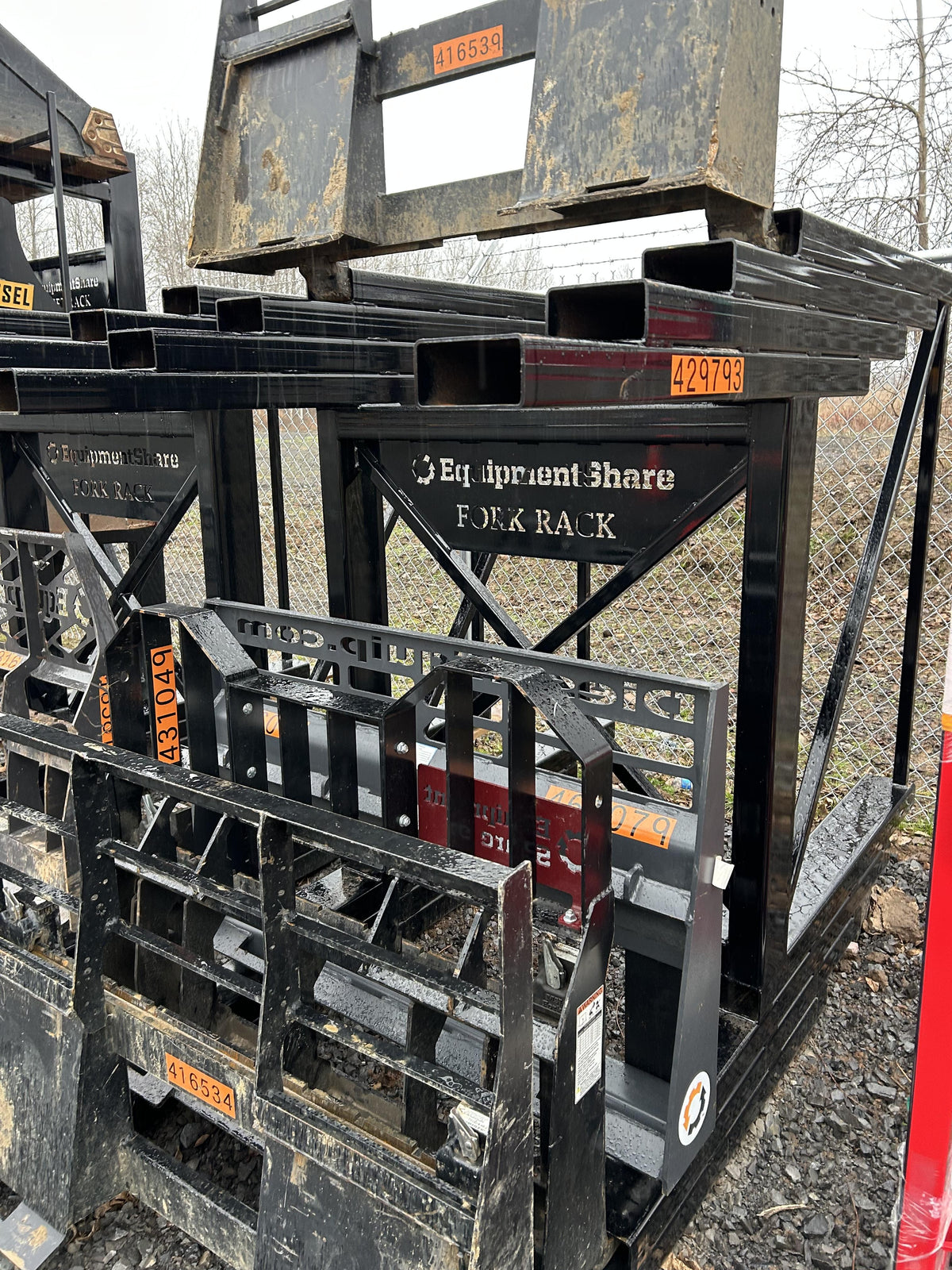 2024 FLUID POWER SUPPORT Fork Rack