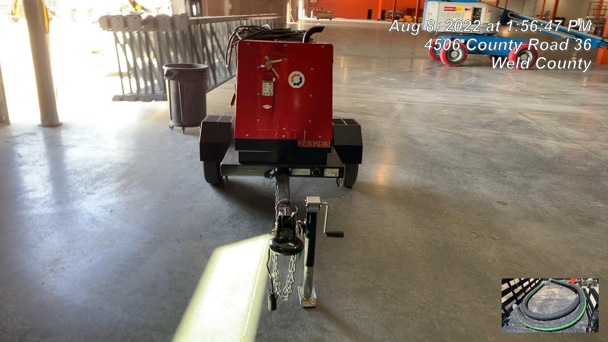 2022 Shindaiwa DGW400MDL Kubota D902 Engine, 23 HP, Dual Op Welder, Wire, Arc, Droop Stick, Tig, and CC Stick Functionality, Simulphase, 3 Phase and 1 Phase Gen Output, Single Axle NB Trlr, Slr Trckl Chrg 12V 12W, Fire Ext