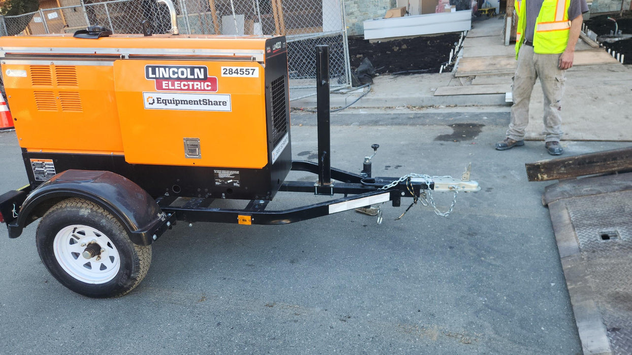 2022 Lincoln Electric LE400 Kubota V1505, Trlr, Cable Rack, Light Kit, ES Decals, T3