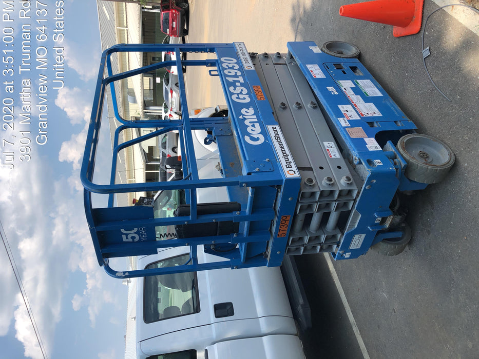 2016 Genie GS-1930 Standard Rental Specs