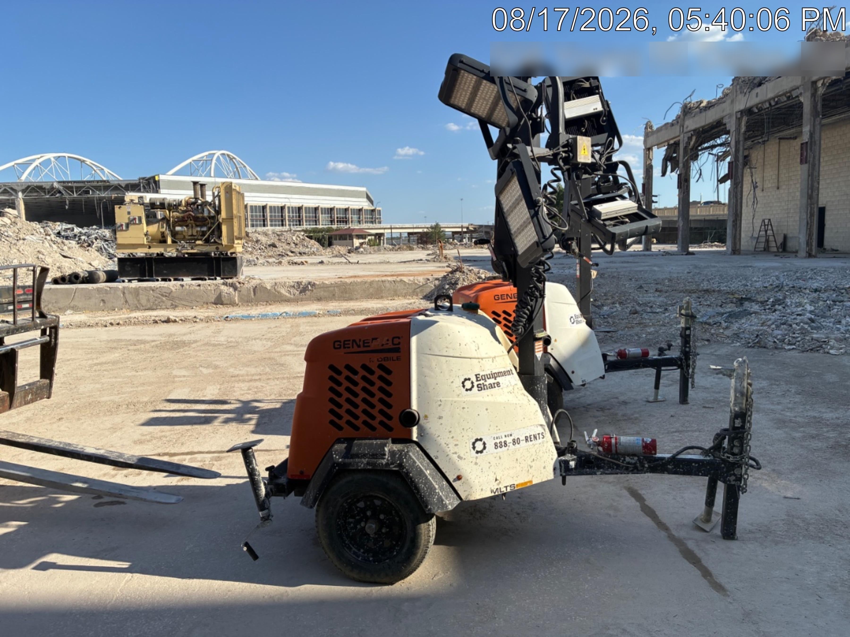 2023 Generac MLT2 Diesel, Flex Switch 120V Input, Powerzone Controller, (4) 320W LED Lights, 4kW Generator, 39.9 Gal Fuel Tank, 2" Ball, T3