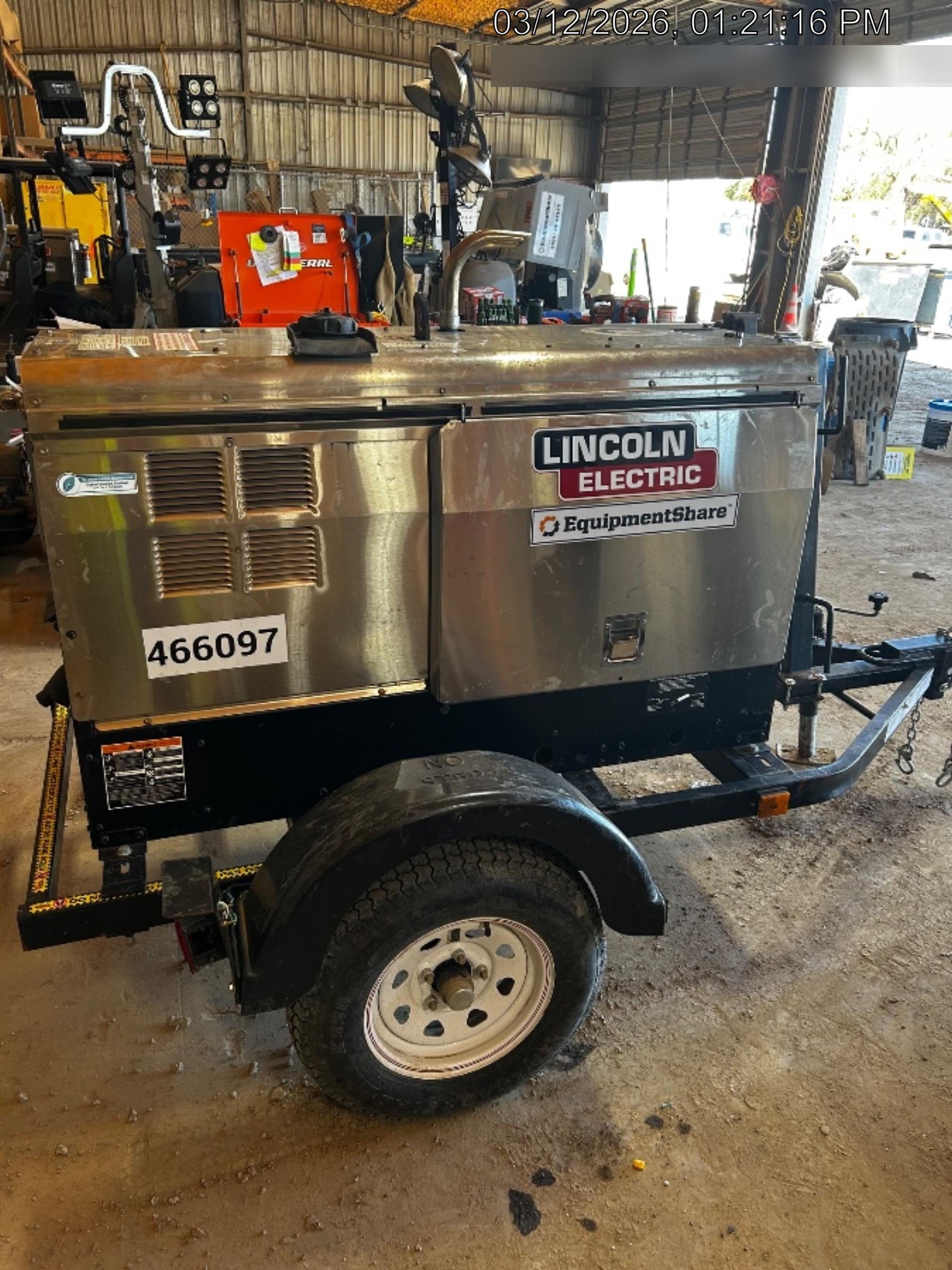 2024 Lincoln Electric LE400 Kubota V1505, Trlr, Cable Rack, Light Kit, ES Decals, T3