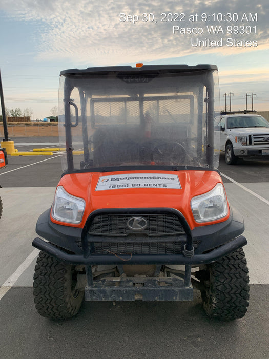 2021 Kubota RTV-X1140W-H Plastic Canopy, Windshield Acrylic Clear, LED Strobe Light, Wire Harness Kit, Back up Alarm