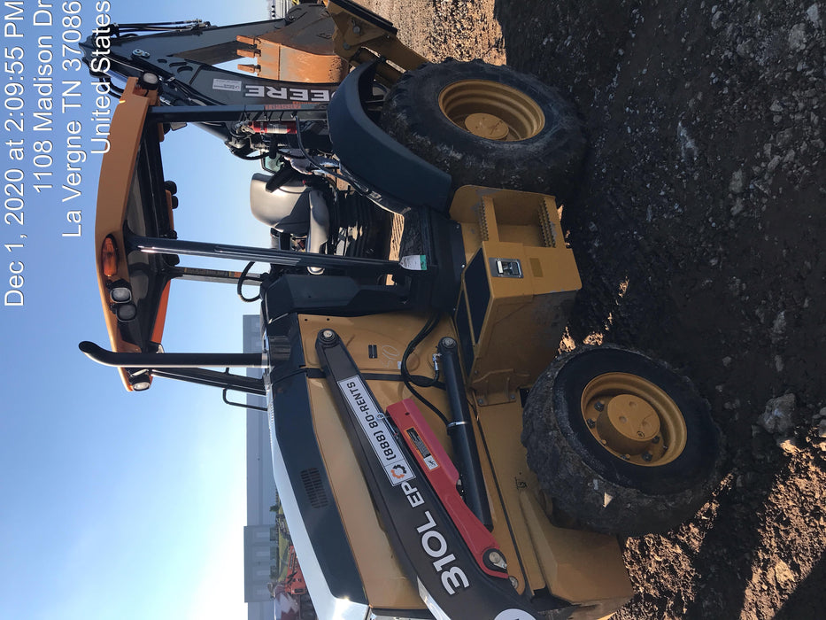 2020 John Deere 310LEP Canopy, 4WD, Standard Stick, Pilot Controls, 2 Way Hydraulics, TAG Manual QC