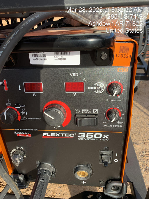 2021 LINCOLN ELECTRIC FLEXTEC 350X