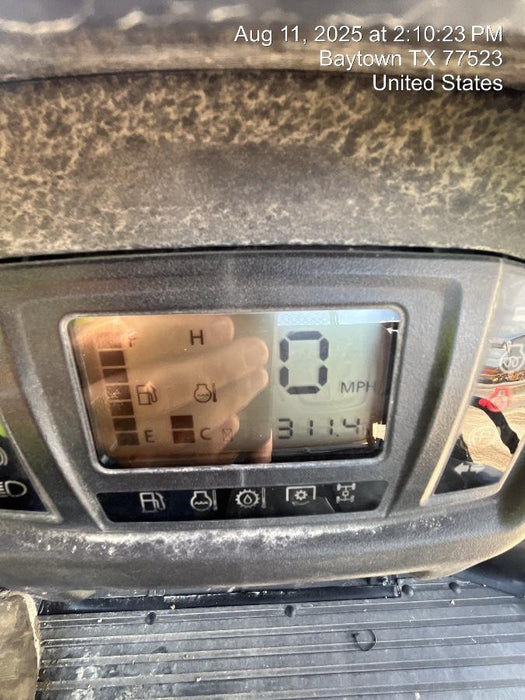 2021 Kubota RTV-X1140W-H Plastic Canopy, Windshield Acrylic Clear, LED Strobe Light, Wire Harness Kit, Back up Alarm