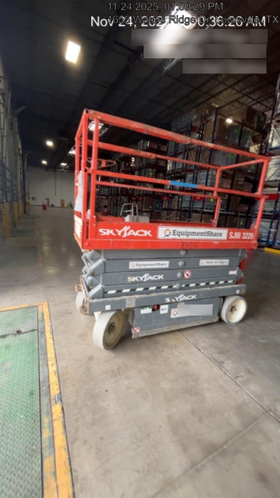 2016 Skyjack SJIII-3226 Standard Options