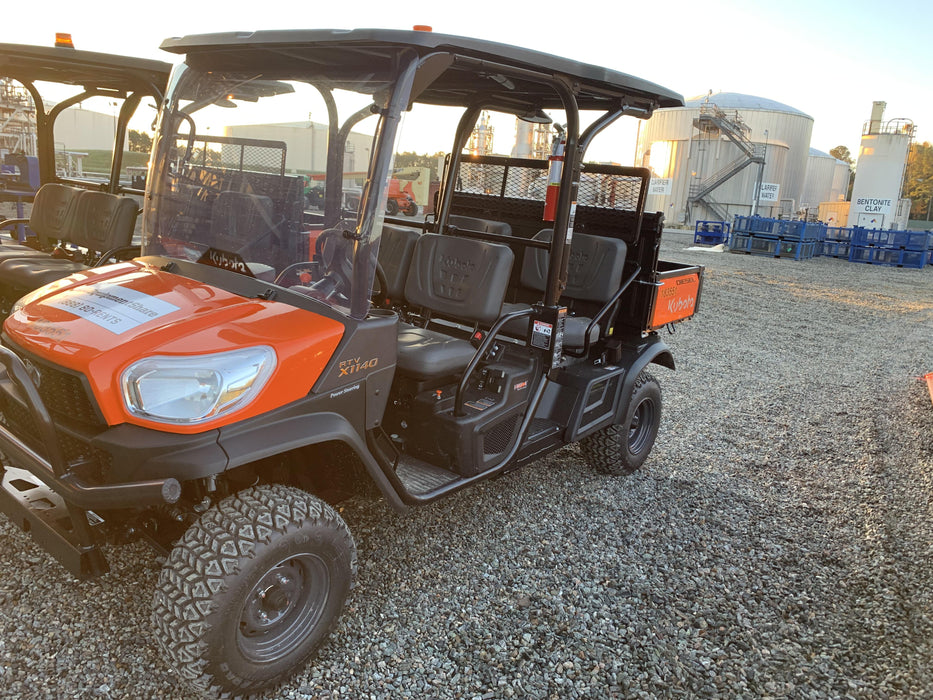 2021 Kubota RTV-X1140W-H Plastic Canopy, Windshield Acrylic Clear, LED Strobe Light, Wire Harness Kit, Back up Alarm