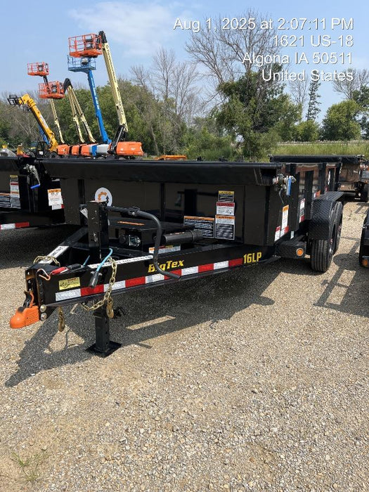 2025 BIG TEX TRAILER 16LP-14BK6SIRPD