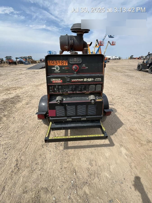 2021 Lincoln Electric Vantage 549X Ready Pak 3, ORANGE (includes trailer, cable rack, fender light kit)