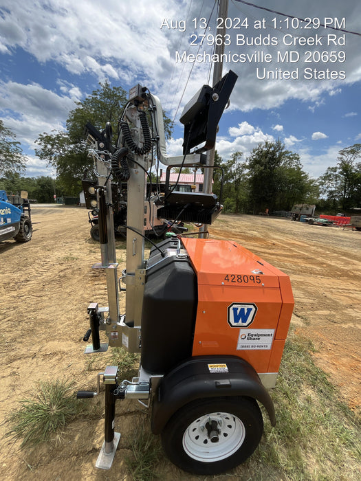 2024 Wanco WLTT-4MM4K Diesel, Deep Sea Controller, Shore Power Plug, Auto Start, (4) 350W LED Floodlights, 4kW Generator, 60 Gal Fuel Tank, 2" Ball, T3