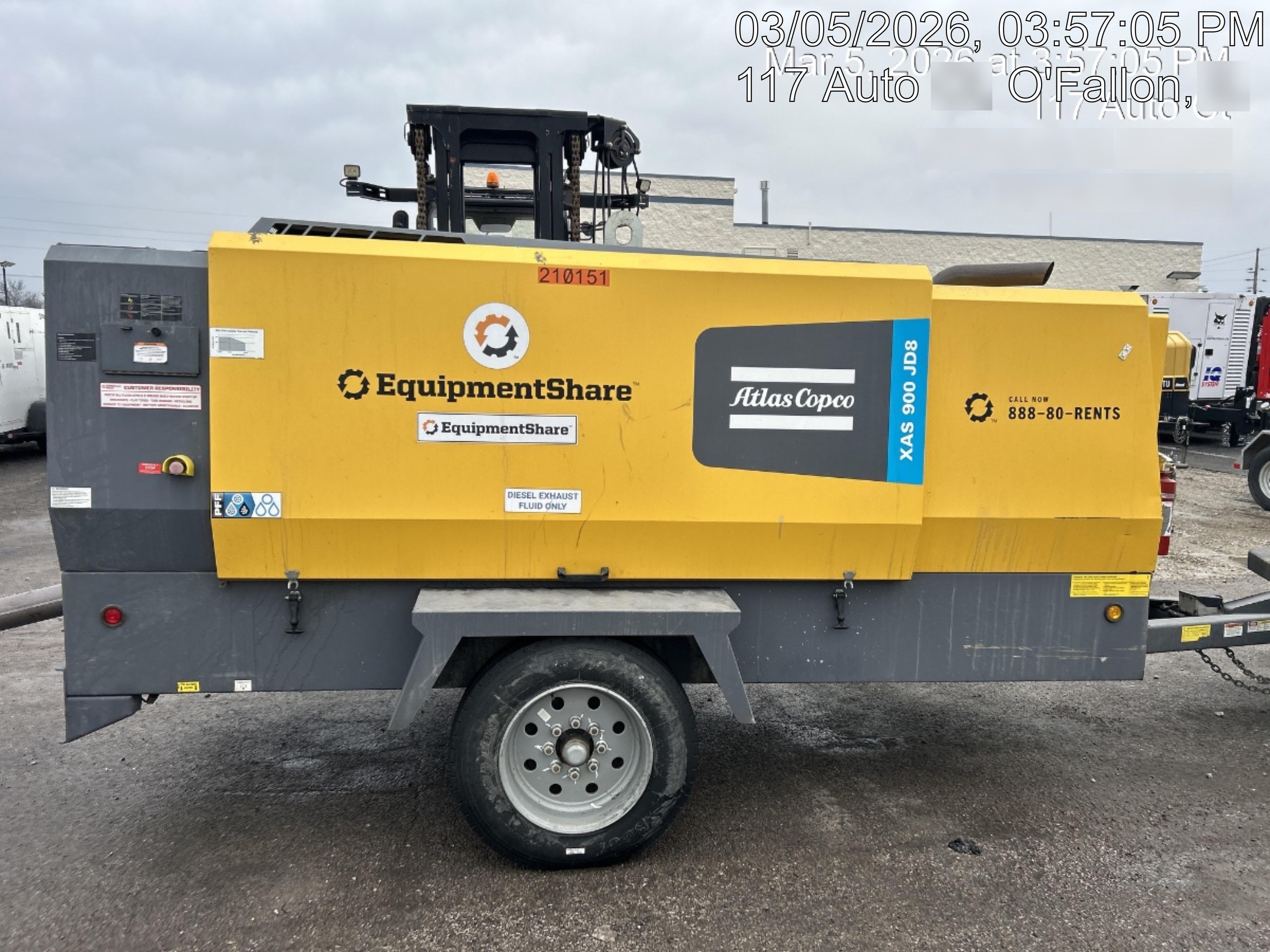 2022 ATLAS COPCO XAS 900
