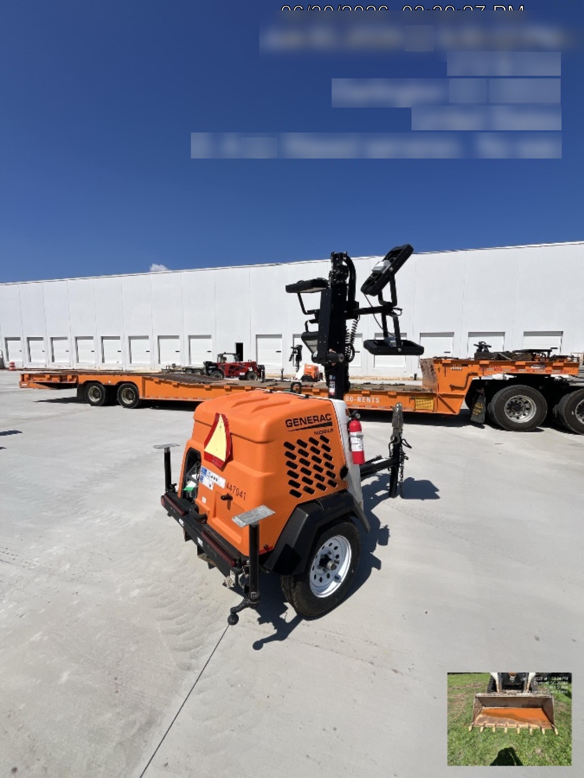 2024 Generac MLT6SKDS-STD4 ELEC WINCH Diesel, Electric Winch Mast, Powerzone Controller, (4) 320W LED Lights, 4kW Generator, 39.9 Gal Fuel Tank, 2" pintle, T3