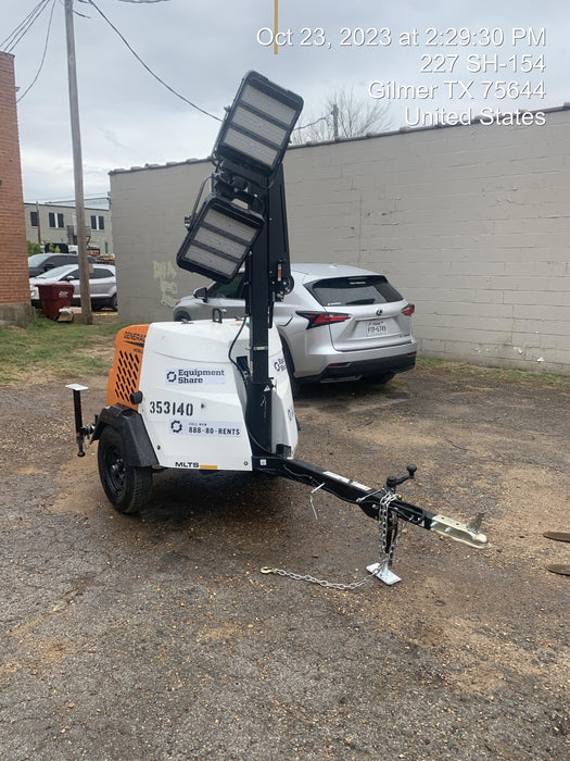 2023 Generac MLT2 Diesel, Flex Switch 120V Input, Powerzone Controller, (4) 320W LED Lights, 4kW Generator, 39.9 Gal Fuel Tank, 2" Ball, T3