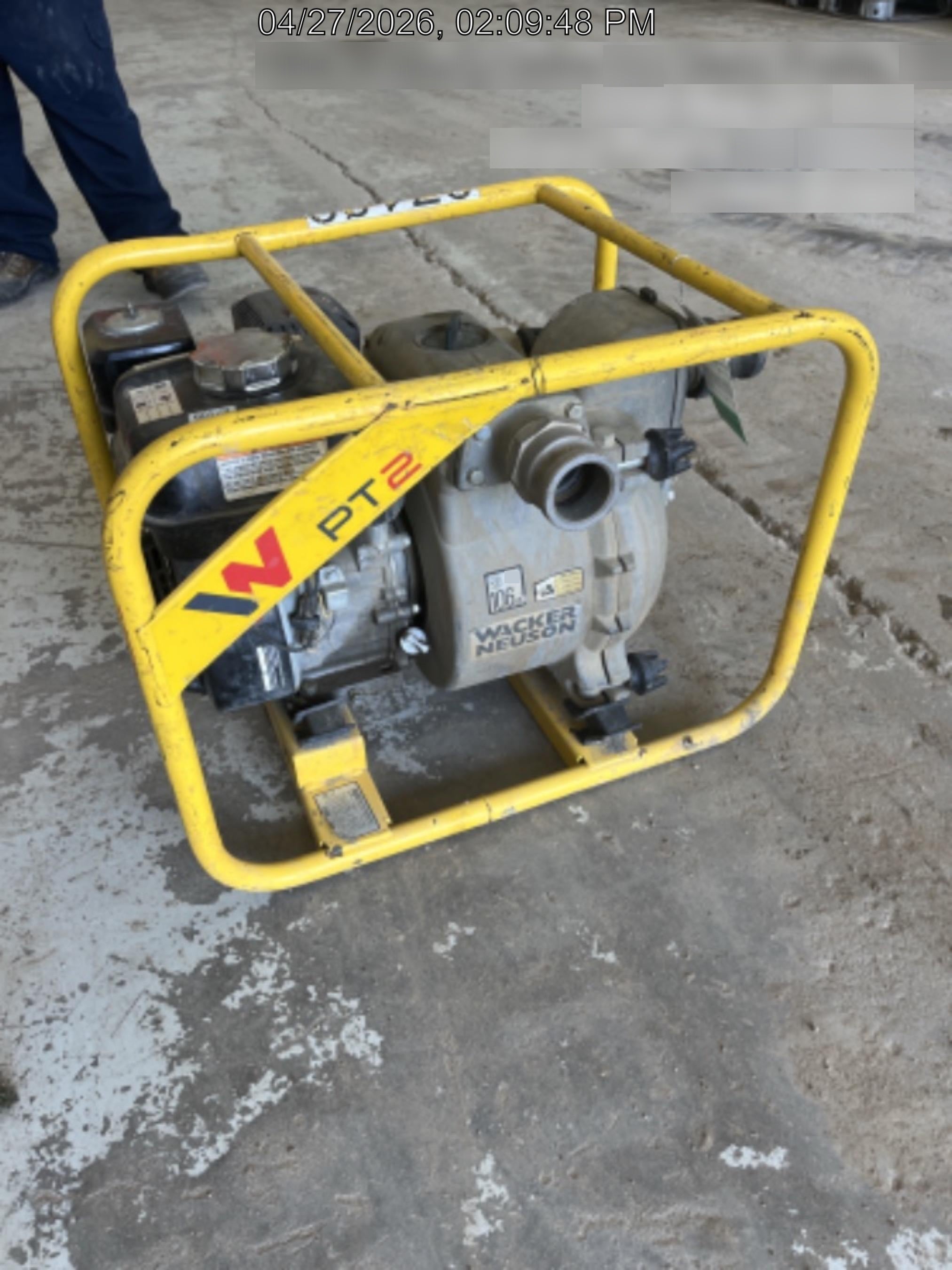 2020 WACKER NEUSON PT2A