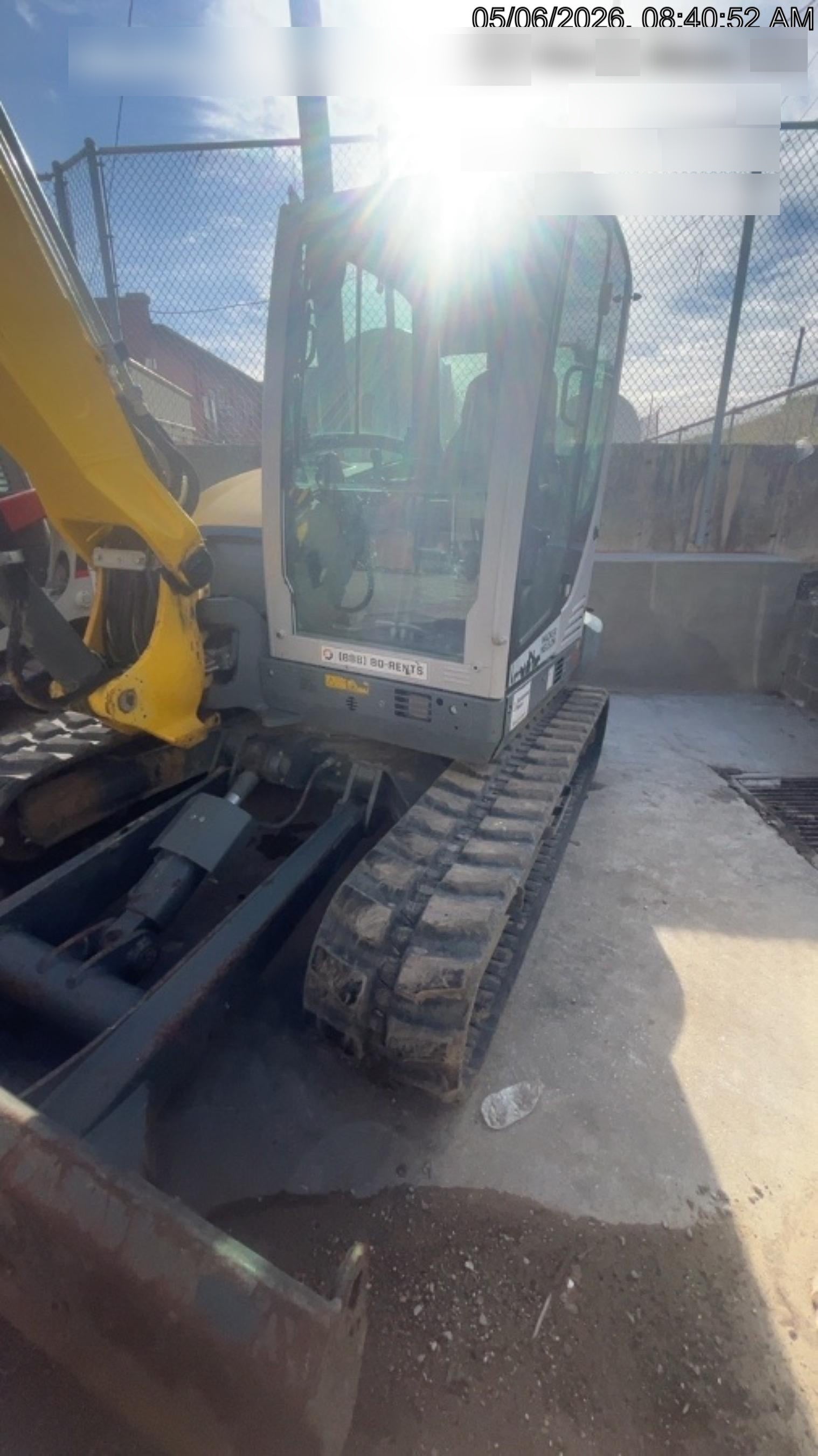 Wacker Neuson ET90 Cab, Long Dipperstick, Track, Bucket