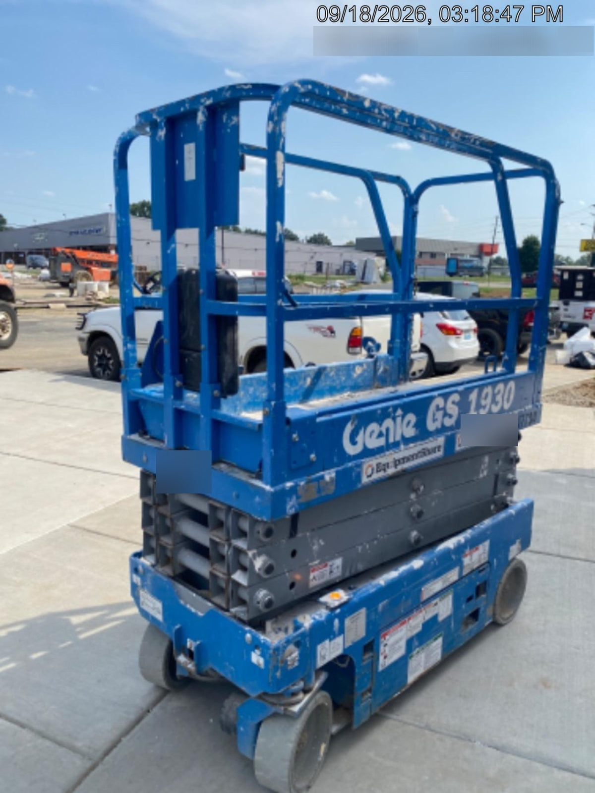 2018 Genie GS-1930 Genie GS-1930 w/Fixed Rail, Chain Entry