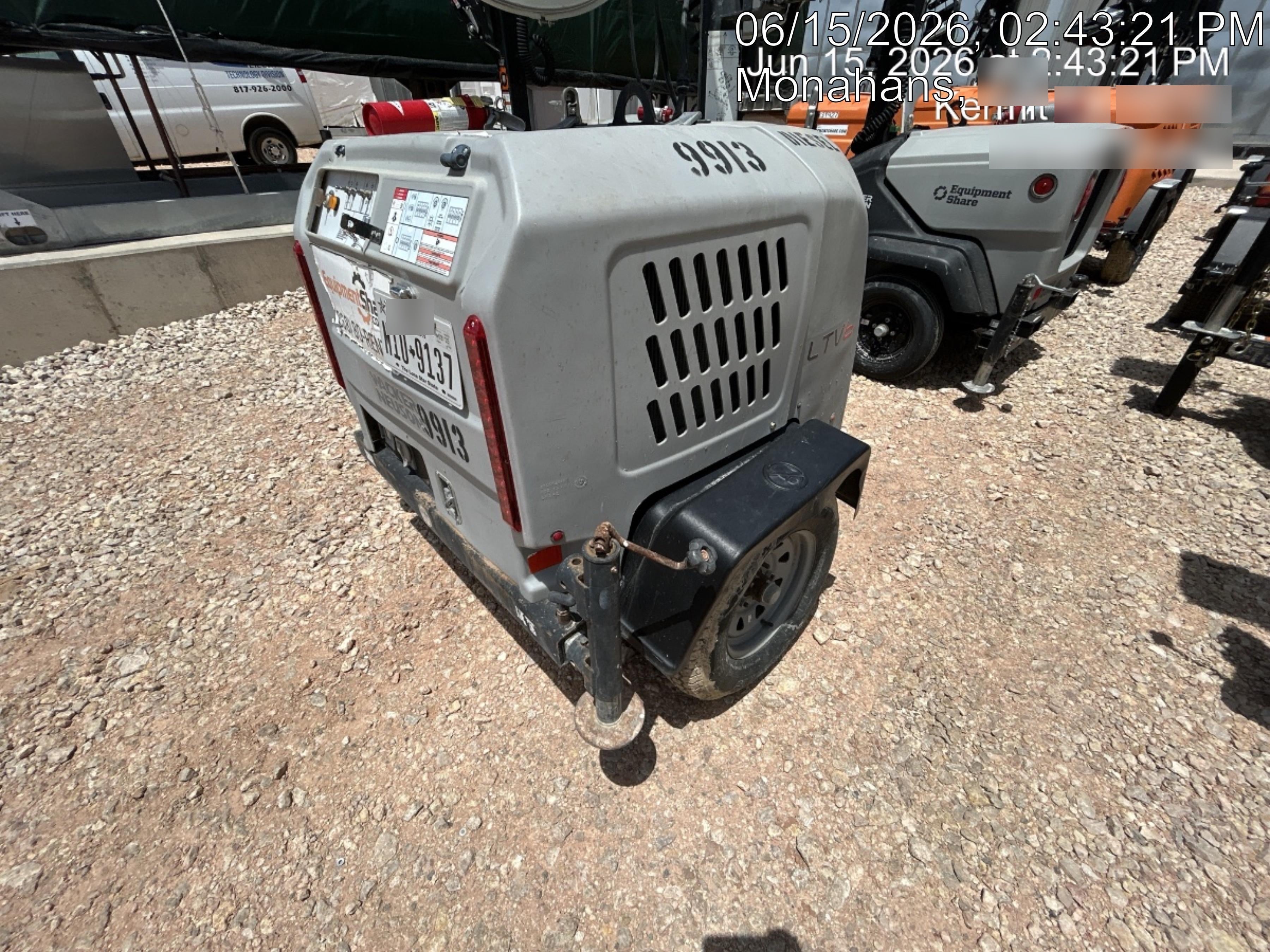 Wacker Neuson LTV6K-MH Wacker Neuson LTV6K Towable Light Tower